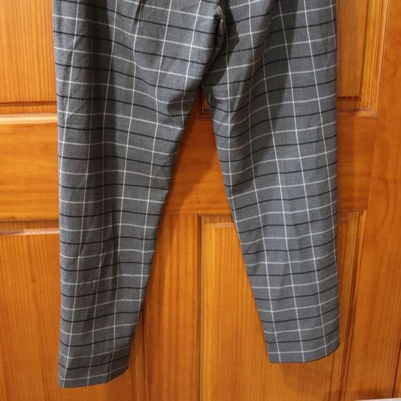Ellen Ashley Gray Plaid Career Slacks Pants Vintage 12 - Picture 6 of 10